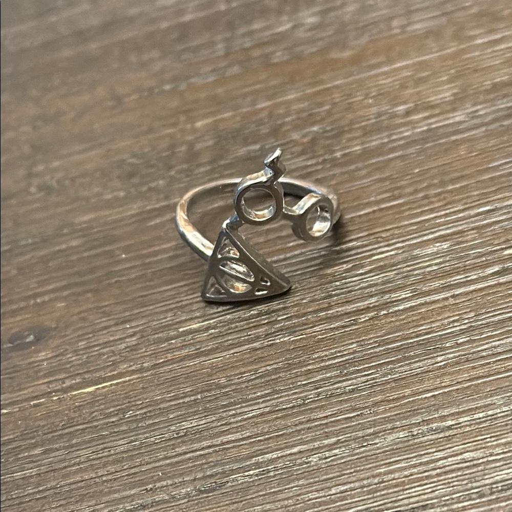 Silver Harry Potter ring